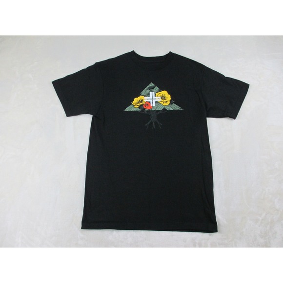 Lifted Research Group LRG Shirt Mens‎ Medium Black Standard Fit Logo Casual - Picture 1 of 8